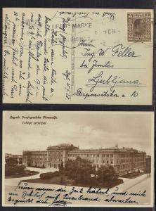 POSTCARD CESKOSLOVENSKA used black & white ( L531 )