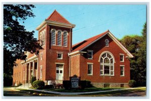 c1960 Methodist Church Exterior Building Yellow Springs Ohio OH Vintage Postcard