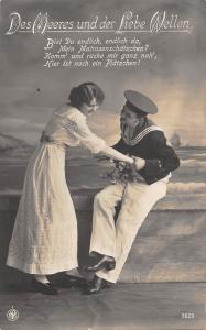 US2058 Des Meeres und der Liebe Wellen, Marine Couple Sea navy sailor army war