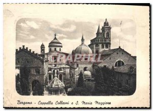 Postcard Modern Bergamo Colleoni Chapel and Santa Maria Maggiore