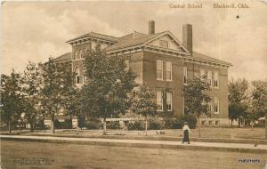 Albertype Blackwell Oklahoma Central School 1932 Trumpetter postcard 11136