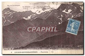Old Postcard Luchon Superbagneres Panorama