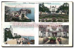 Postcard Old Souvenire of Monte Carlo Monaco Monte Carlo General view Monte C...