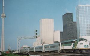 Government of Ontario Commuter Train FP-7 #906 Toronto ON Vintage Postcard D33