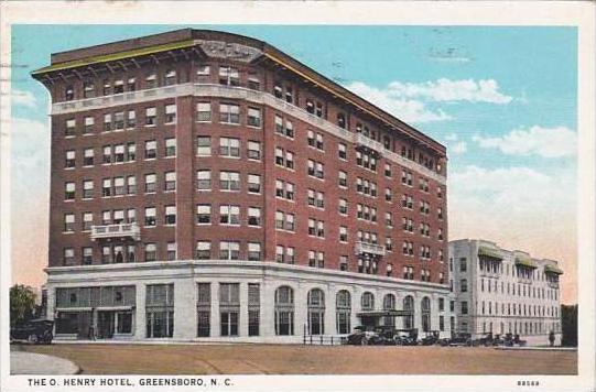 North Carolina Greensboro The O Henry Hotel 1928