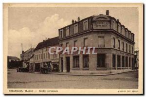 Old Postcard Charlieu Bank Credit Lyonnais