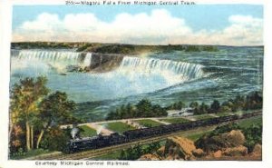 Niagara Falls from Michigan Train - New York NY  