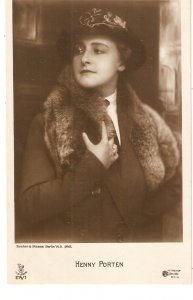 Hnery Porten, German actress Old vintage German postcard