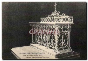 Old Postcard Monastery of the Grande Trappe Altar artistic wrought iron