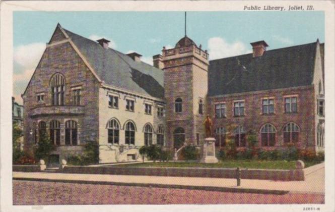 Illinois Joliet Public Library Curteich