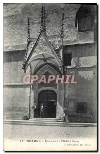 Postcard Old Awning Beaune Hotel Dieu