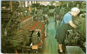 c1970s Amana, IA Woolen Mills Yarn Factory PC German Traditional Iowa Town A39