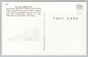 Transportation~Pennsylvania Railroad~EMD E7 & E8~Chicago~Vintage Postcard 