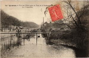 CPA QUIMPER - Vue sur l'Odet prise du Pont de la Préfecture - Les (457558)