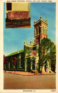 Virginia Winchester Christ Episcopal Church and Lord Fairfax Tomb