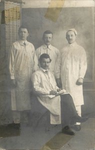 German doctors souvenir photo postcard dated 1914 Plauen