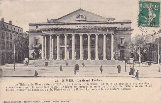 France Nimes Le Grand Theatre 1907