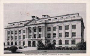 North Carolina Greensboro Guilford County Court House