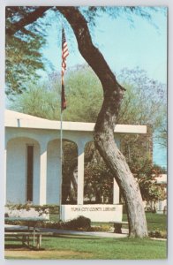 State View~Yuma City County Library @ Yuma Arizona~Vintage Postcard