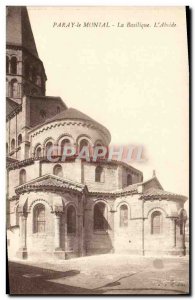 Old Postcard Paray Le Monial The Basilica L & # 39Abside