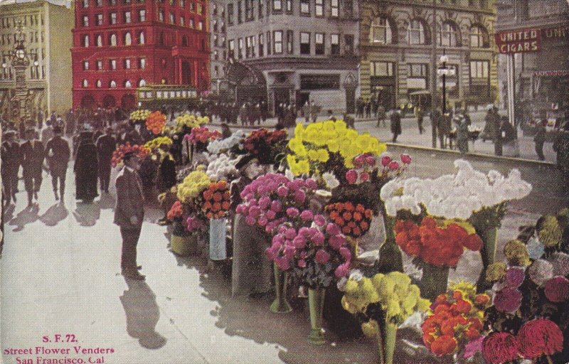 California San Francisco Street Flower Vendors sk3874