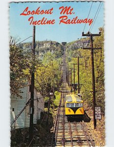 Postcard Lookout Mt. Incline Railway, Chattanooga, Tennessee