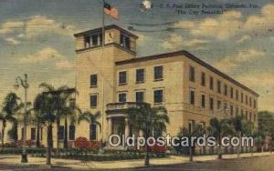 Orlando, FL USA Post Office 1943 pin hole top edge, postal marking on front, ...
