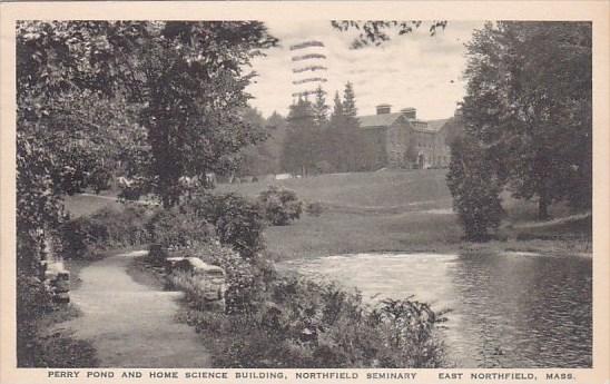 Perry Pond And Home Science Building Northfield Seminary East Northfield Mass...