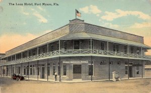 LP92  Fort Myers Florida Postcard Leon Hotel