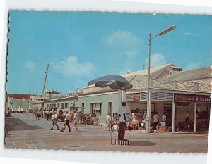 Postcard Carriages and Straw Vendors Nassau Bahamas