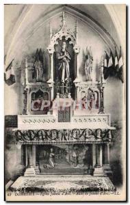 Postcard Old Church Domremy Jeanne d Arc Joan of Arc Altar