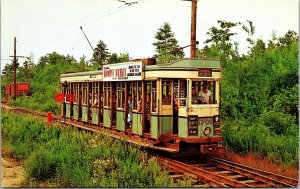 VINTAGE POSTCARD SEASHORE TROLLEY MUSEUM KENNEBUNKPORT MAINE #1700 P-CLASS AUSTR