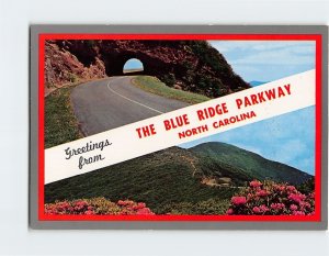 Postcard - Greetings from The Blue Ridge Parkway - North Carolina