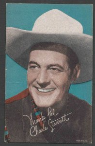 Ca 1940's PPC* CHARLES STARRETT COWBOY ACTOR HAS CREASES