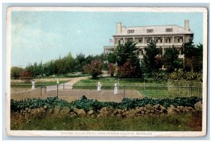 Bermuda Postcard Shore Hills Hotel and Tennis Courts 1914 Phostint Posted