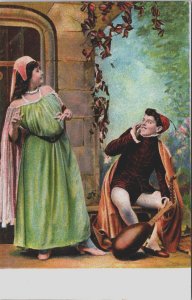 Romantic Couple In Love Vintage Postcard C140