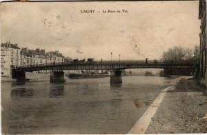 CPA LAGNY-sur-MARNE Le Pont de fer (1299945)