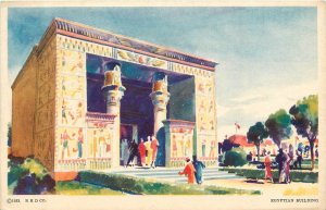 1933 Chicago Illinois Egyptian Building Exposition Donnelley Postcard 25-11512