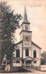 The first Baptist Church Rockland, Massachusetts MA