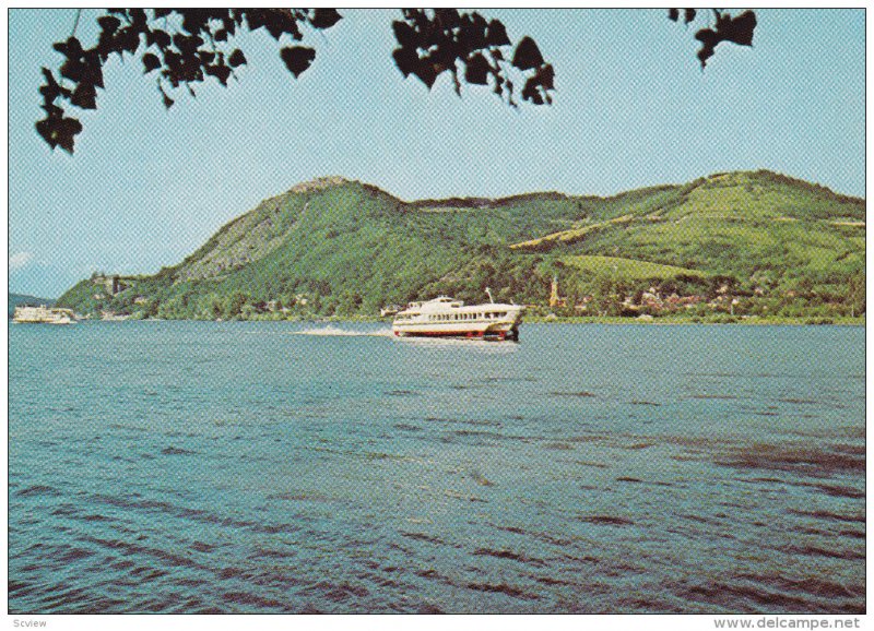 Boat, Lake, VISEGRAD, Hungary, 50-70's