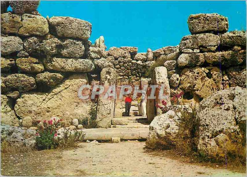  Modern Postcard Gozo prehistoric temples of Ggantija