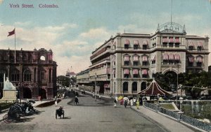 ceylon, COLOMBO, York Street, GOH Building (1910s) Postcard