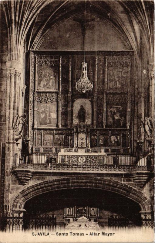 CPA Avila Santo Tomas, Altar Mayor SPAIN (744123)