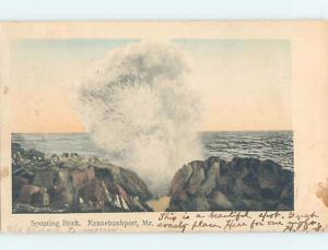 Pre-1907 SPOUTING ROCK Kennebunkport Maine ME A0832