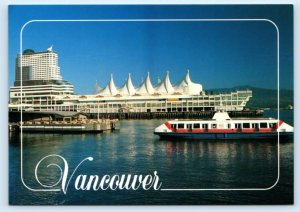 VANCOUVER, B.C. ~ Canada Place SEA BUS Departing Terminal 1990s ~ 4x6 Postcard