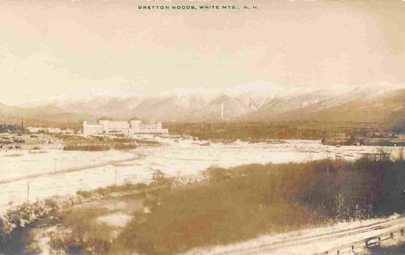 Bretton Woods White Mountains New Hampshire 1920c RPPC Real Photo postcard