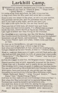 Larkhill Camp SENT BY SOLDIER STATIONED THERE WW1 War Postcard