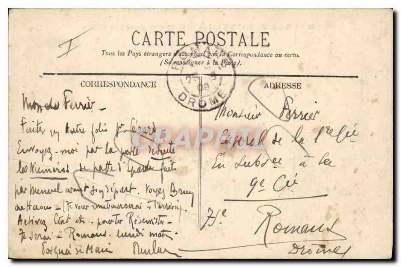 Old Postcard Militaria Alpine Hunters Camp Cantonment Vabonne Ain hunters