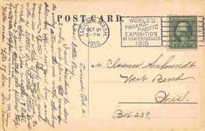 Bates Peak Skagway River Community Alaska 1912 postcard