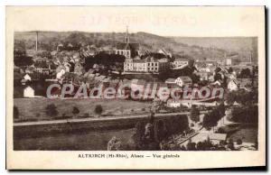 Old Postcard Altkirch Alsace Vue Generale